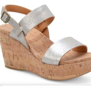 Kork Ease “Austin” Strappy Platform Wedge - Sz 8